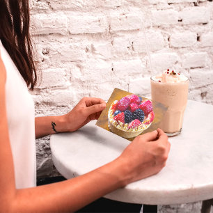 Home Baked Berry Tart Postcard