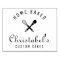 HOME BAKED | custom cakes bakery logo