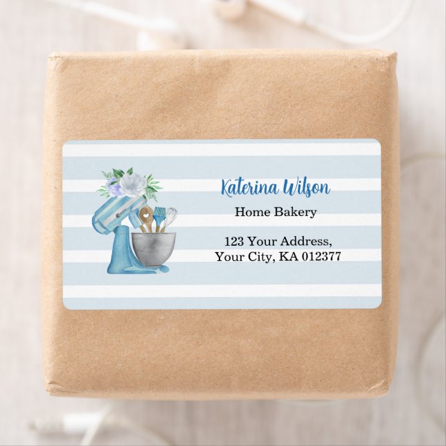 Home Bakery Blue Mixer Shipping  (Insitu)