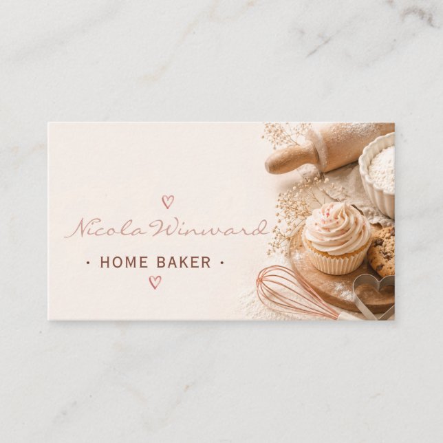 Home Bakery Business Card (Front)