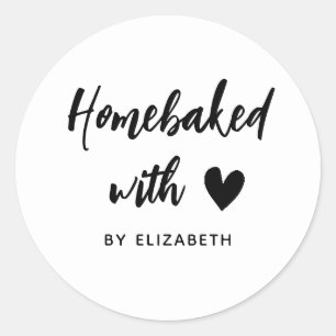 home bakery business classic round sticker