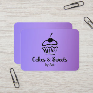Home Bakery Homemade Cake Business Card