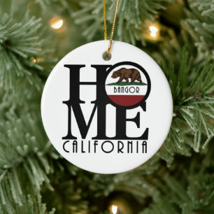 HOME Bangor California Ceramic Tree Decoration