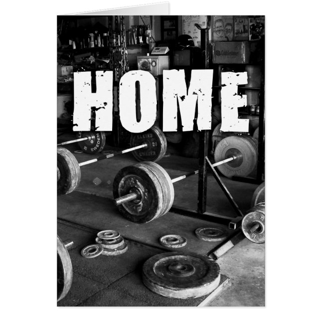 HOME (Barbells) - Workout Motivational (Front)