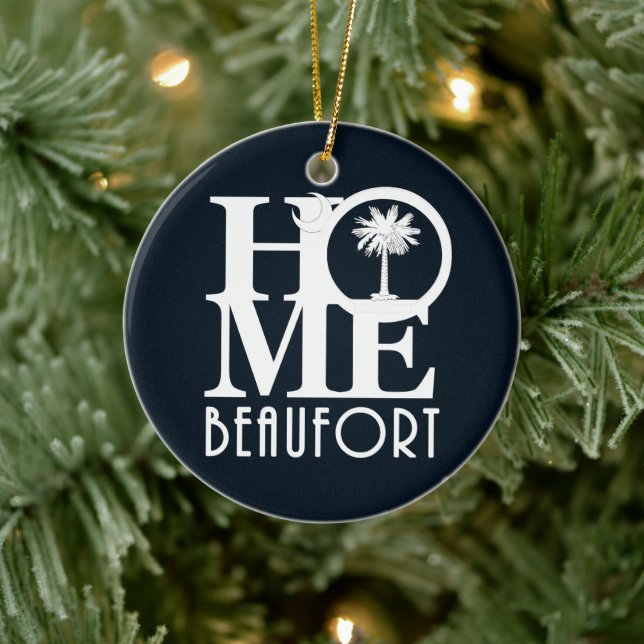 HOME Beaufort South Carolina Ceramic Tree Decoration (Tree)