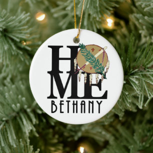 HOME Bethany Oklahoma Ceramic Tree Decoration