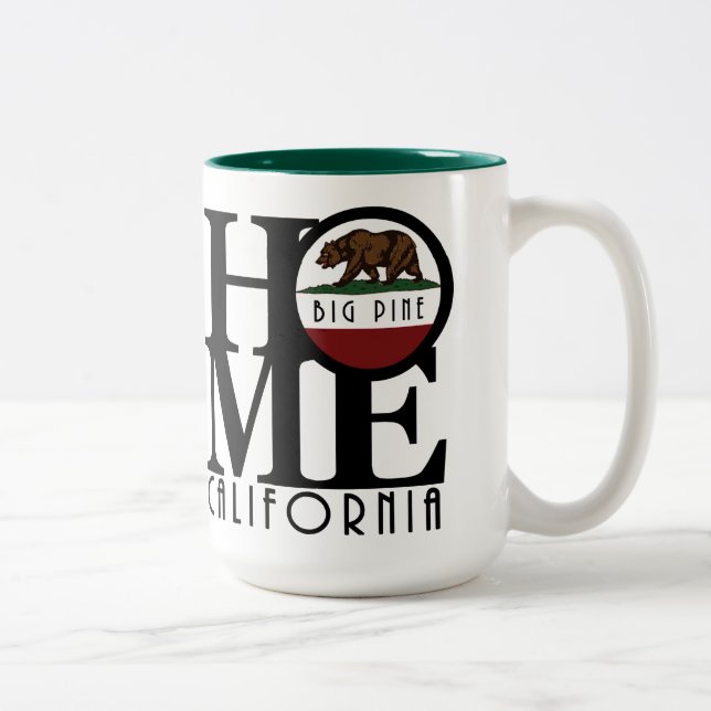 HOME Big Pine CA 15oz Two-Tone Coffee Mug (Right)