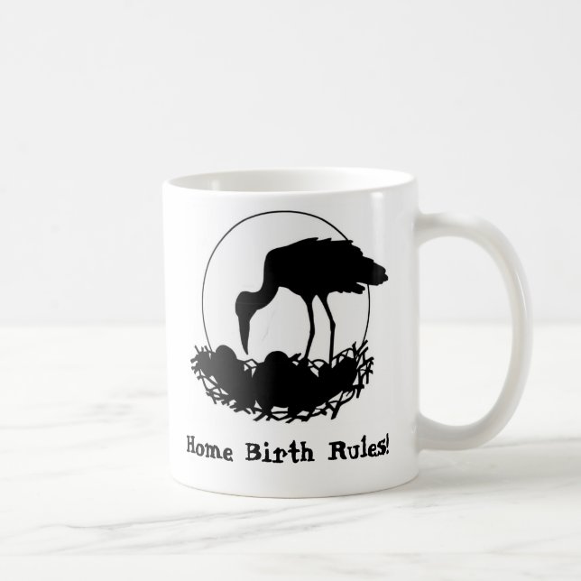 Home Birth Rules Mug (Right)