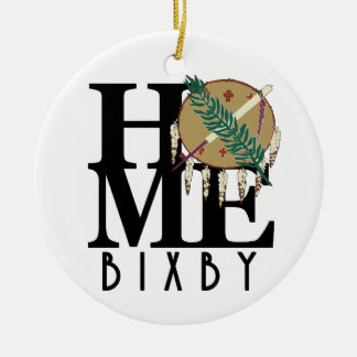 HOME Bixby Oklahoma Ceramic Tree Decoration