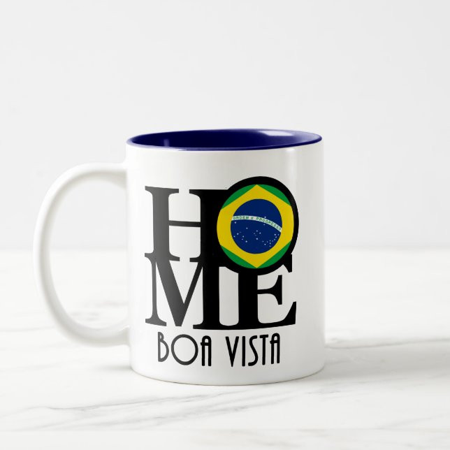 HOME Boa Vista 11oz Two-Tone Coffee Mug (Left)
