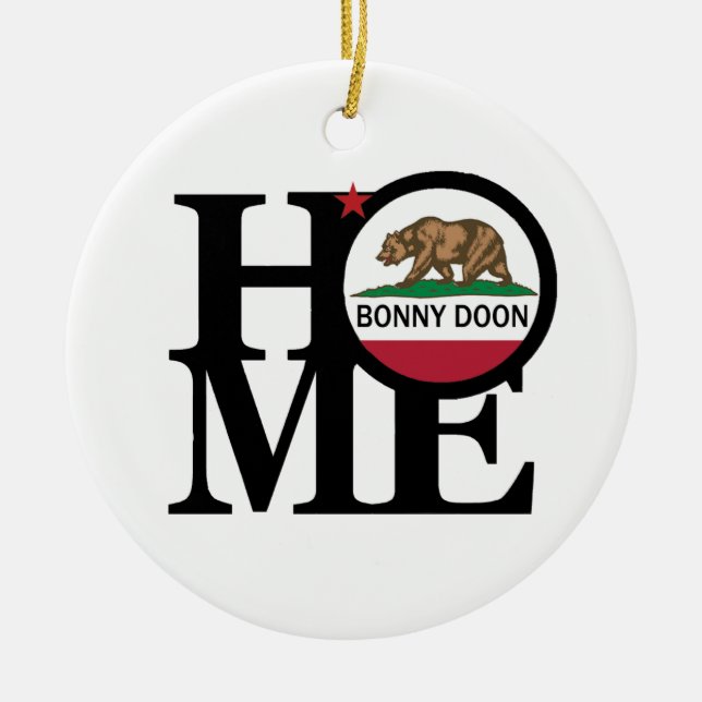 HOME Bonny Doon Ceramic Tree Decoration (Front)