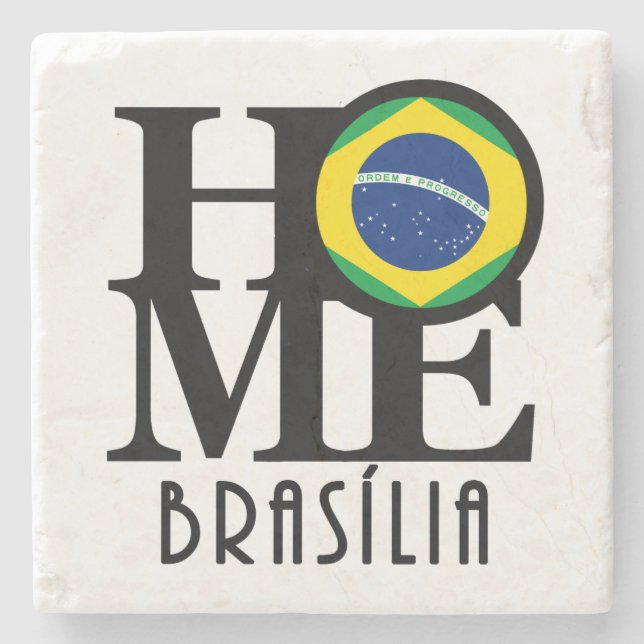 HOME Brasília Stone Coaster (Front)