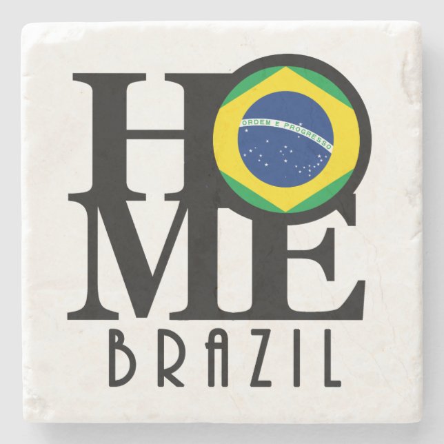HOME Brazil Stone Coaster (Front)