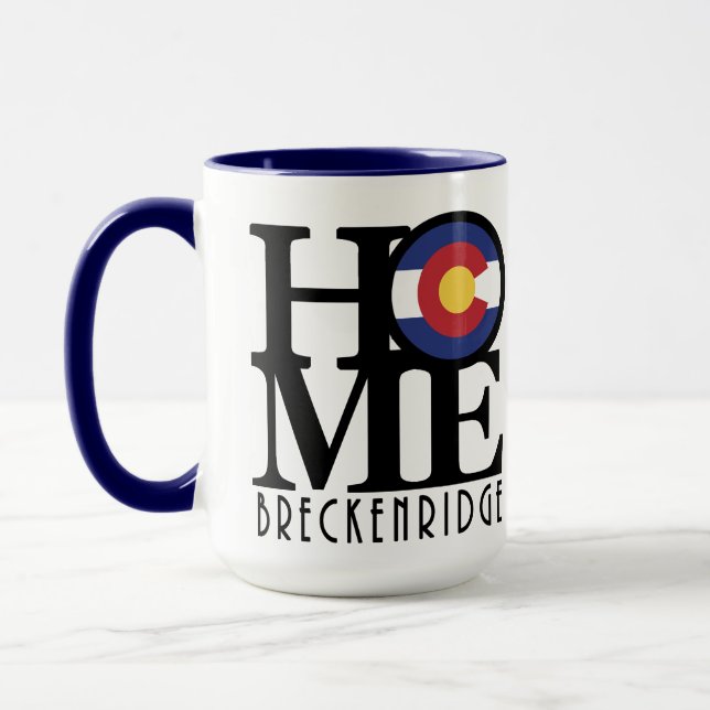 HOME Breckenridge Colorado Mug (Left)