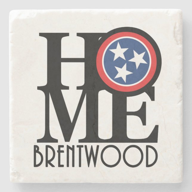 HOME Brentwood TN Stone Coaster (Front)