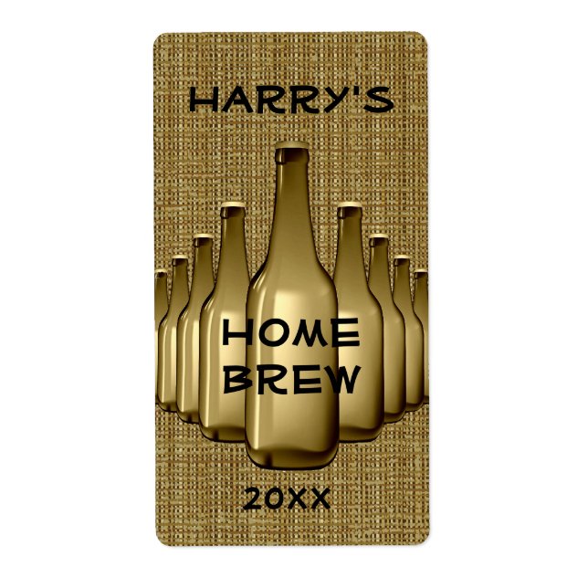 Home Brew Label (Front)