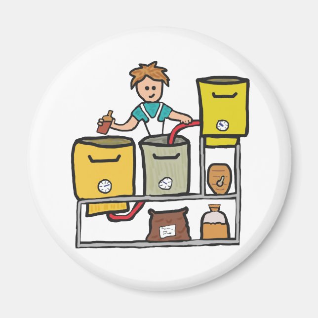 Home Brewing Magnet (Front)