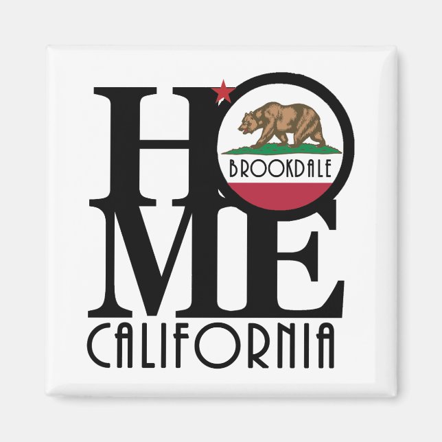 HOME Brookdale California Magnet (Front)