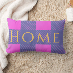 Home Buffalo Plaid Colourful Lumbar Cushion