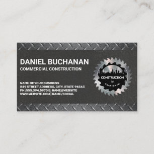 Home Builders   Steel   Circular Saw Business Card