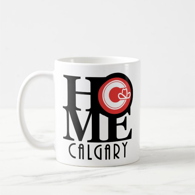 HOME Calgary 11oz (city flag) Coffee Mug (Left)