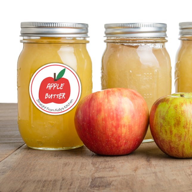 Home Canning Business Apple Butter Modern Label (Creator Uploaded)