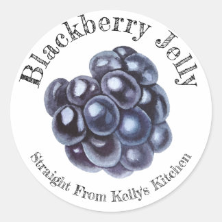 Home Canning Business Blackberry Jelly Food Label