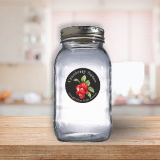 Home Canning Business Cranberry Sauce Food Label