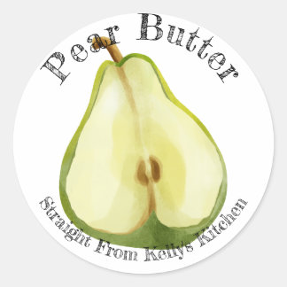 Home Canning Business Pear Butter Food Label