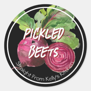 Home Canning Business Pickled Beets  Label
