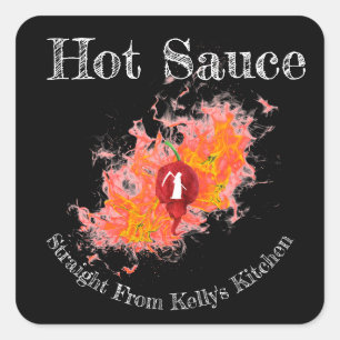 Home Canning Business Reaper Hot Sauce Food Label