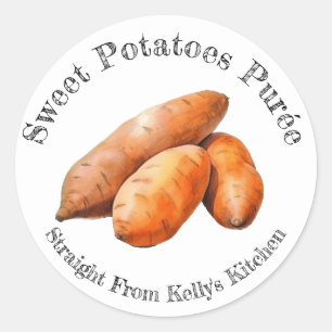 Home Canning Business Sweet Potato Food Label