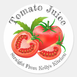 Home Canning Business Tomato Juice Food Label