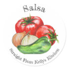Home Canning Business Tomato Salsa Food Label
