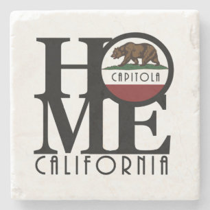 HOME Capitola California Stone Coaster