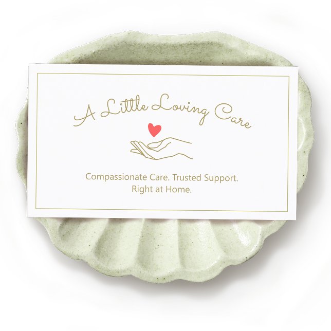 Home Care Services Business Card (Creator Uploaded)