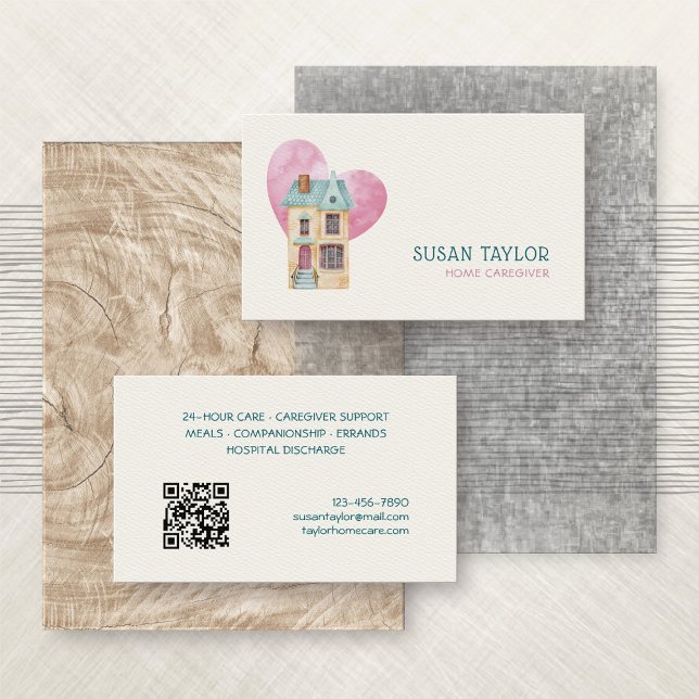 Home Caregiver Business Card (Creator Uploaded)