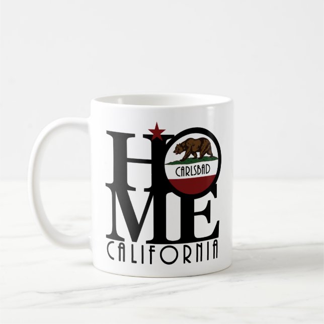 HOME Carlsbad California 11oz Coffee Mug (Left)
