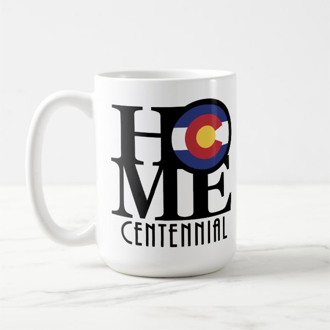 HOME Centennial Colorado 15oz Coffee Mug (Left)