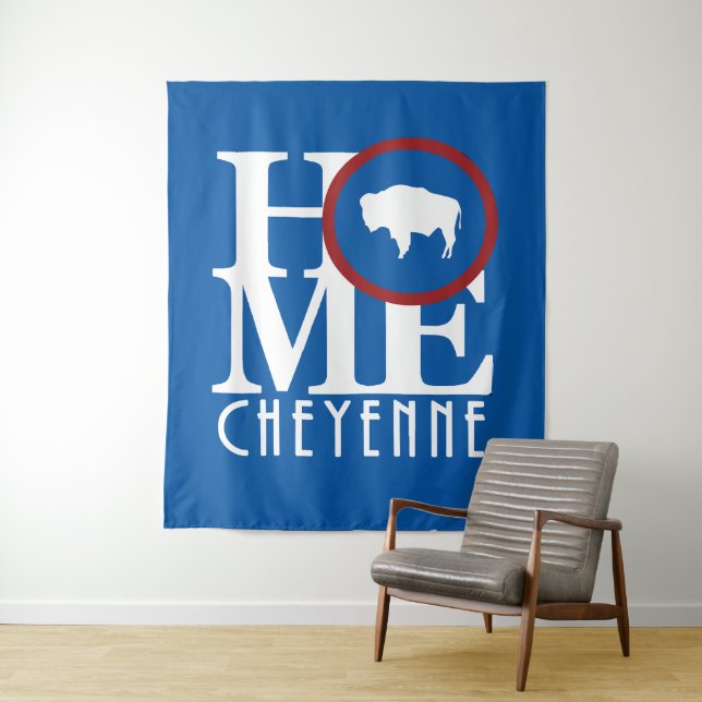 HOME Cheyenne Wyoming Tapestry (In Situ)