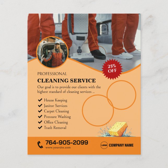 Home Cleaning Services Flyer (Front)