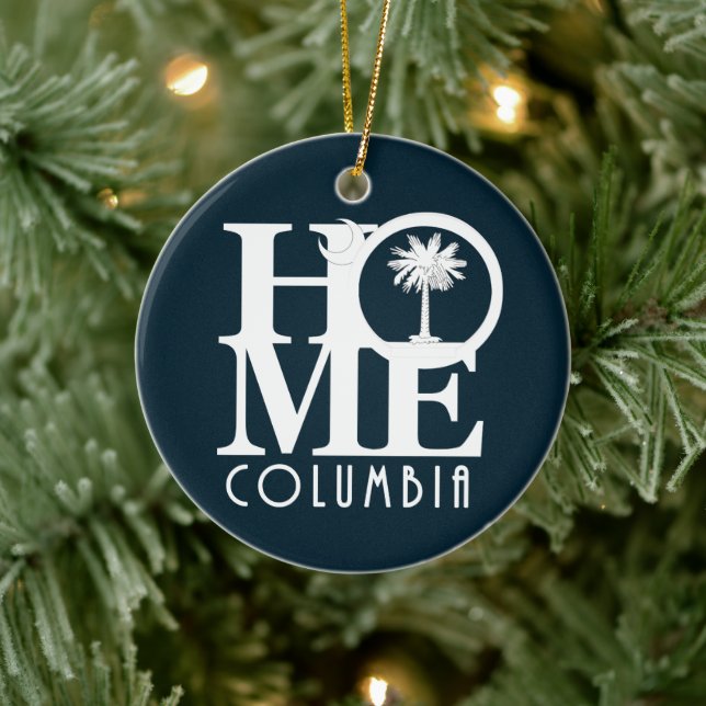 HOME Columbia South Carolina Ceramic Tree Decoration (Tree)