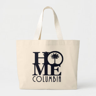 HOME Columbia South Carolina Large Tote Bag