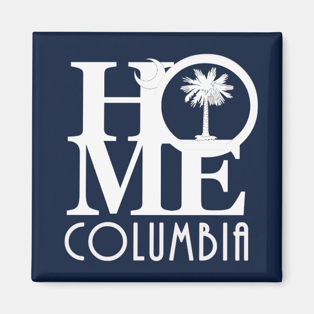 HOME Columbia South Carolina Magnet (Front)