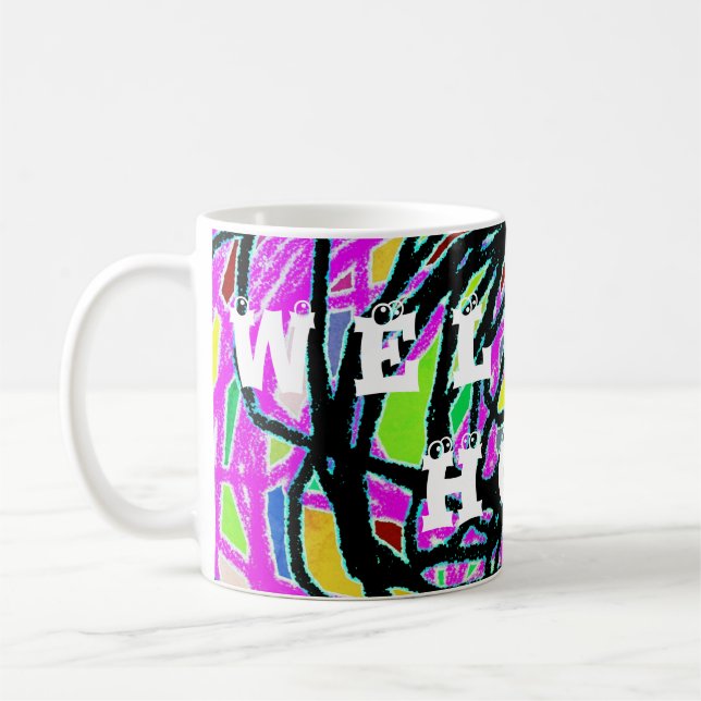 HOME COMING WELCOME ART DECOR COFFEE MUG (Left)