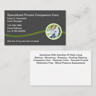 Home Companion Services Business Cards