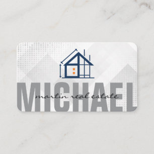 Home Construction Building Properties Business Card