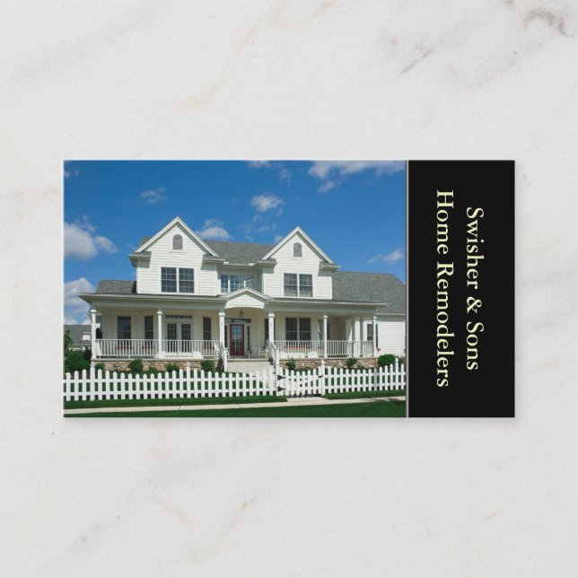 Home Construction Business Card (Front)
