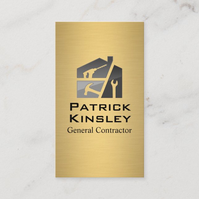 Home Construction | Contractor Business Card (Front)