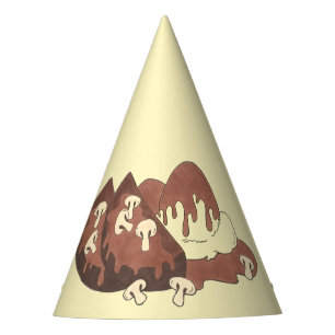 Home Cooking Meatloaf Meat Potatoes Gravy Foodie Party Hat